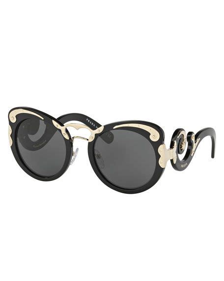 prada monochromatic butterfly scroll sunglasses|Prada 60mm Symbole Butterfly Sunglasses .